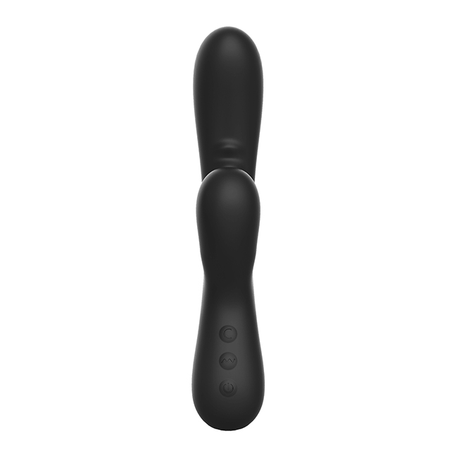 Coinín Silicone Duo le Feidhmeanna Súchán Dubh