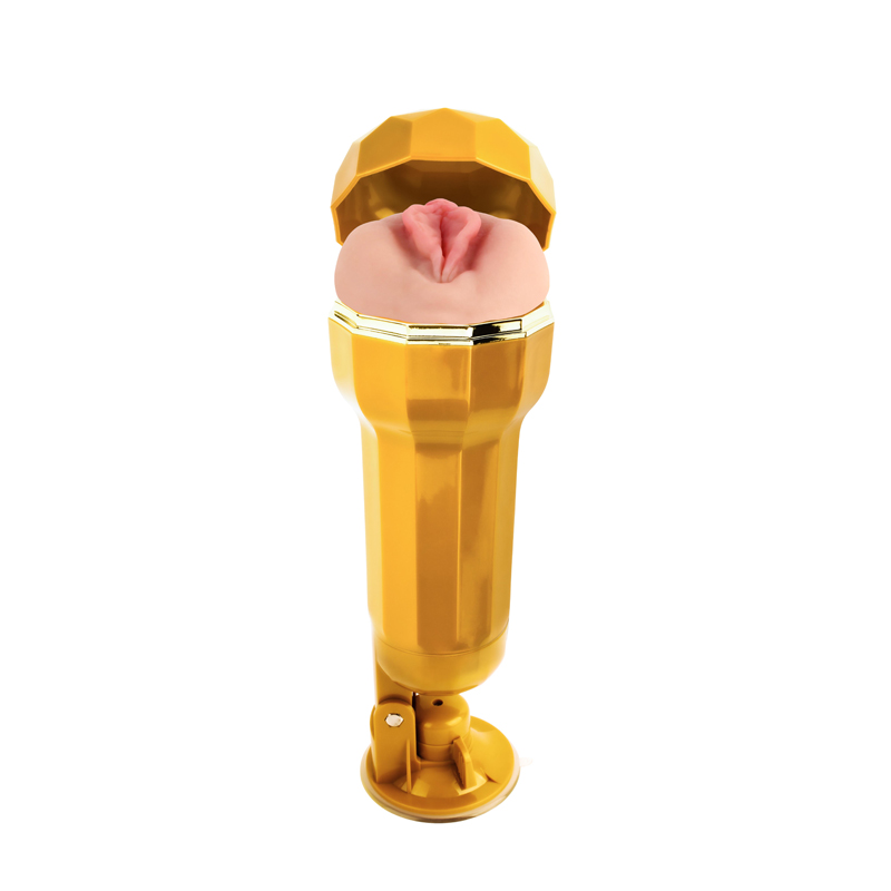 Shell Óir Shyla cupán vagina réalaíoch