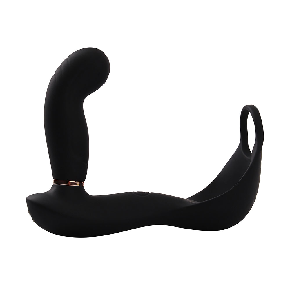 Massager Próstatach Silicone Inchaite le Fáinní